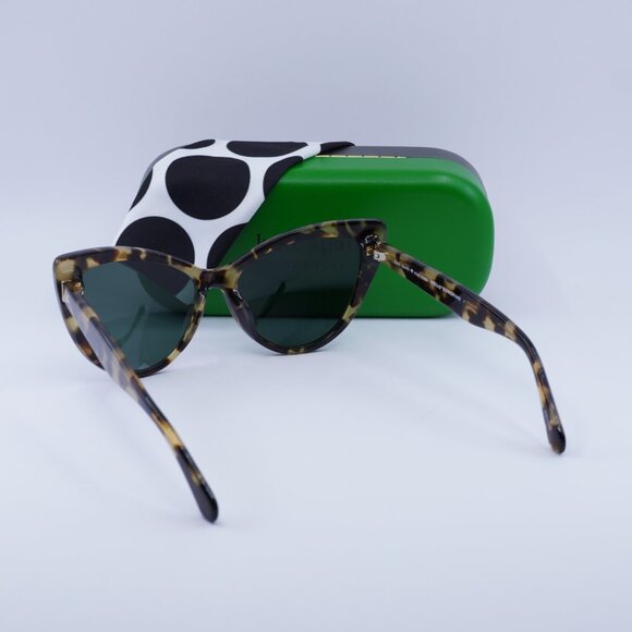 Kate Spade KARINA/S 0086 00 Cat Eye Sunglasses - Havana/Green main image 6